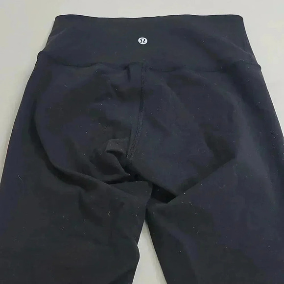 Lululemon Wunder Under Crop (Hi-Rise) *Full-On Luon 21"Black (First Release) - Picture 9 of 15